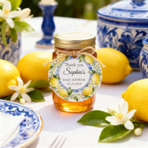 Faveur de remerciement pour baby shower Citron de