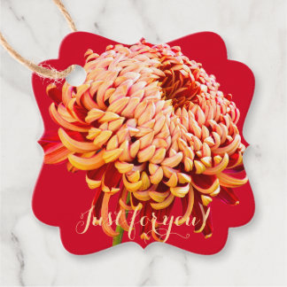 Étiquettes Cadeau Faveur Maman Rouge & Or Toutes O