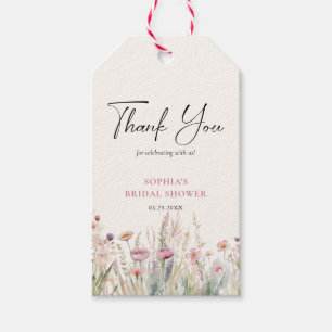 Étiquettes-cadeau Faveurs de mariage champêtre aquarelle printemps F