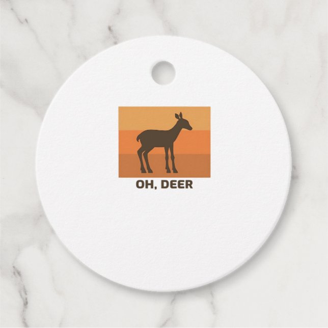 Étiquettes Cadeau Favor Tags (Devant)