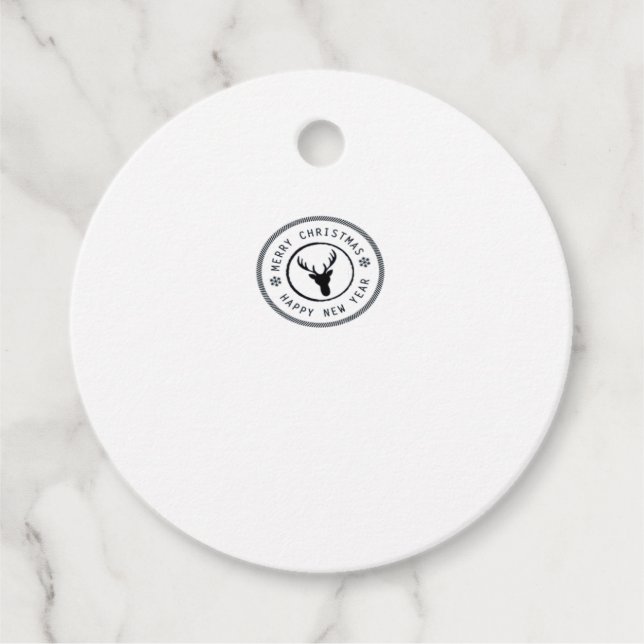 Étiquettes Cadeau Favor Tags (Devant)