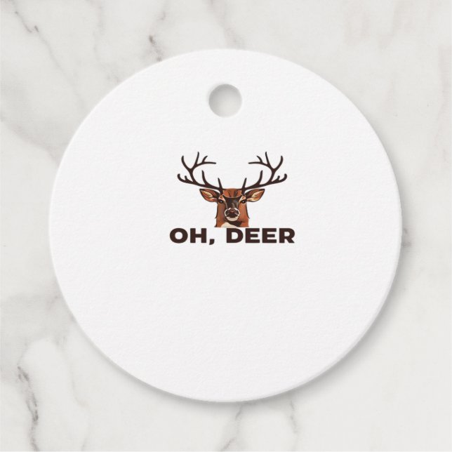 Étiquettes Cadeau Favor Tags (Devant)