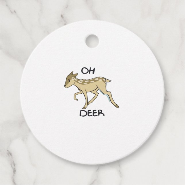 Étiquettes Cadeau Favor Tags (Devant)