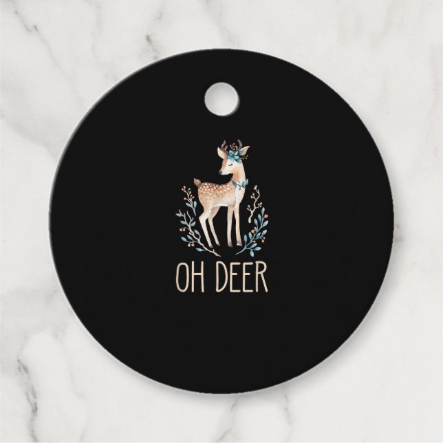 Étiquettes Cadeau Favor Tags (Devant)