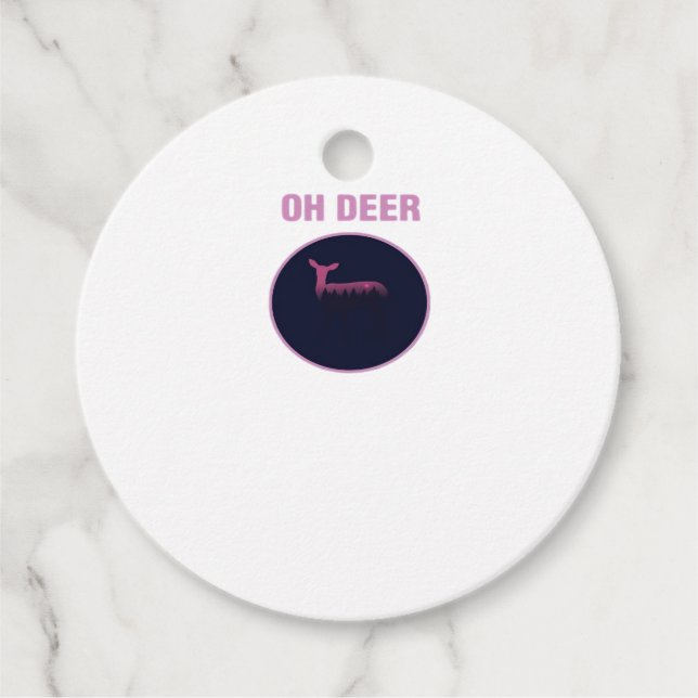 Étiquettes Cadeau Favor Tags (Devant)