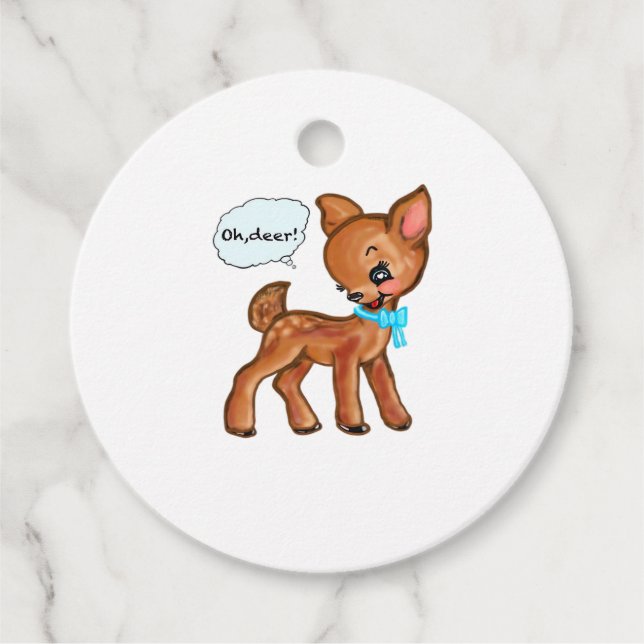 Étiquettes Cadeau Favor Tags (Devant)