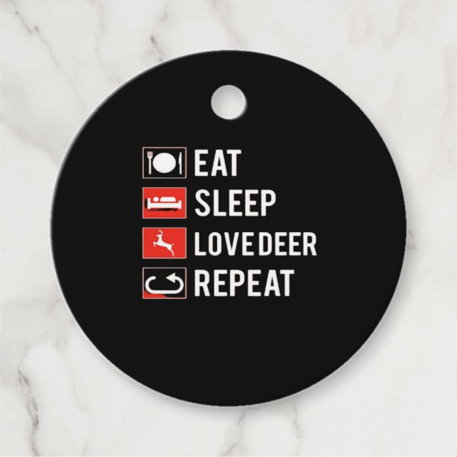 Étiquettes Cadeau Favor Tags (Devant)