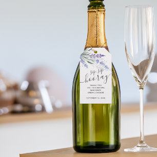 Étiquettes-cadeau Favori de la Douche de Mariée Sip Sip Hourra Lavan