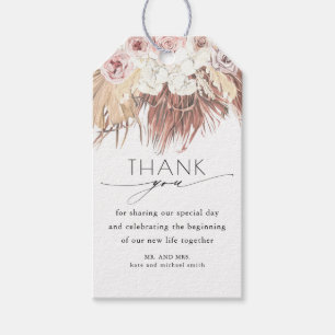 Étiquettes-cadeau Favoriser la balise Mariage de Merci de plage tr