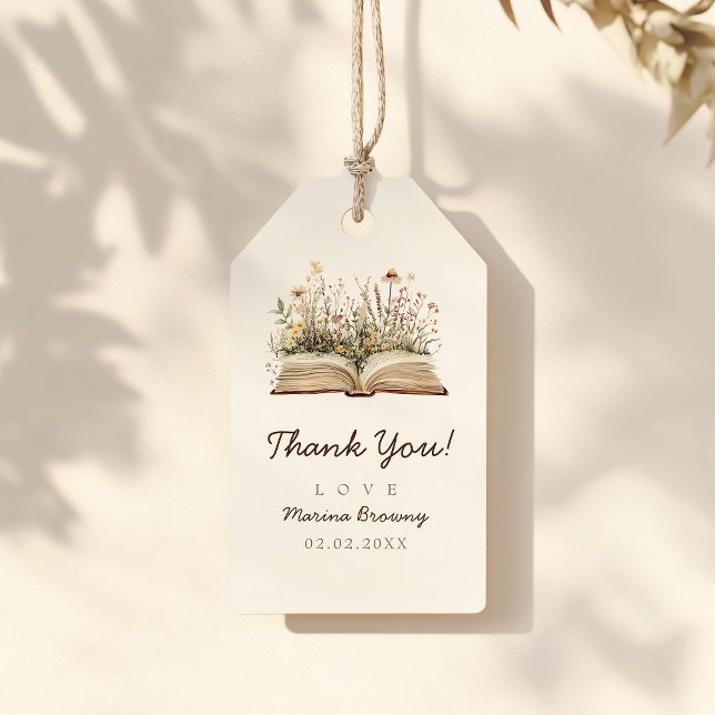 Étiquettes-cadeau Favoriser la balise pour le Baby shower Storybook (Créateur téléchargé)