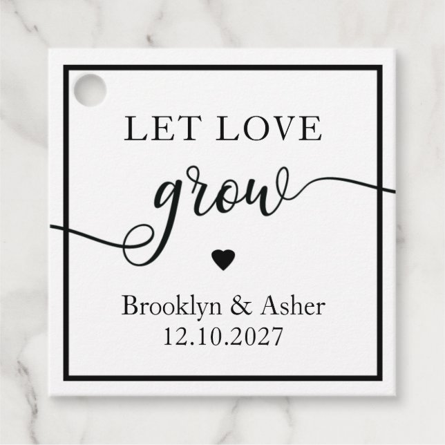 Étiquettes Cadeau Favoriser les balises (Devant)