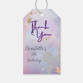 Étiquettes-cadeau Fée Capricieuse Fille