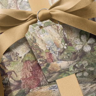Étiquettes-cadeau Fée d'Imaginaire vintage