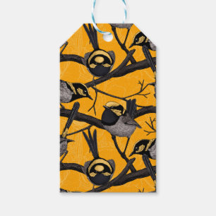 Étiquettes-cadeau Fée en jaune