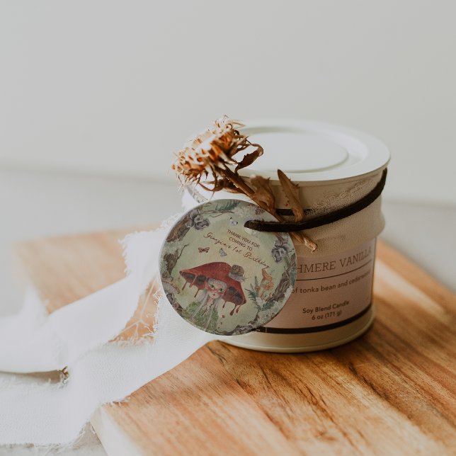 Étiquettes Cadeau Fée magique de la forêt d'automne | Anniversaire (Créateur téléchargé)