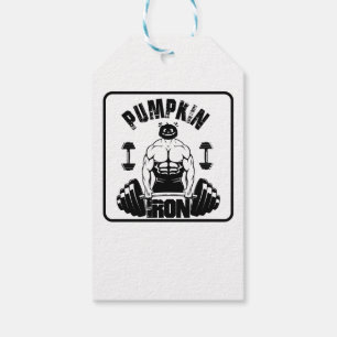 Étiquettes-cadeau Fer citrouille