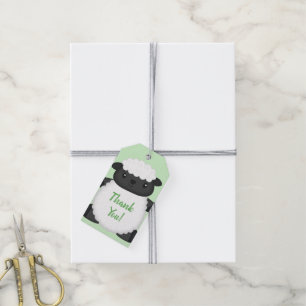 Étiquettes-cadeau Ferme de Baby showers à moutons