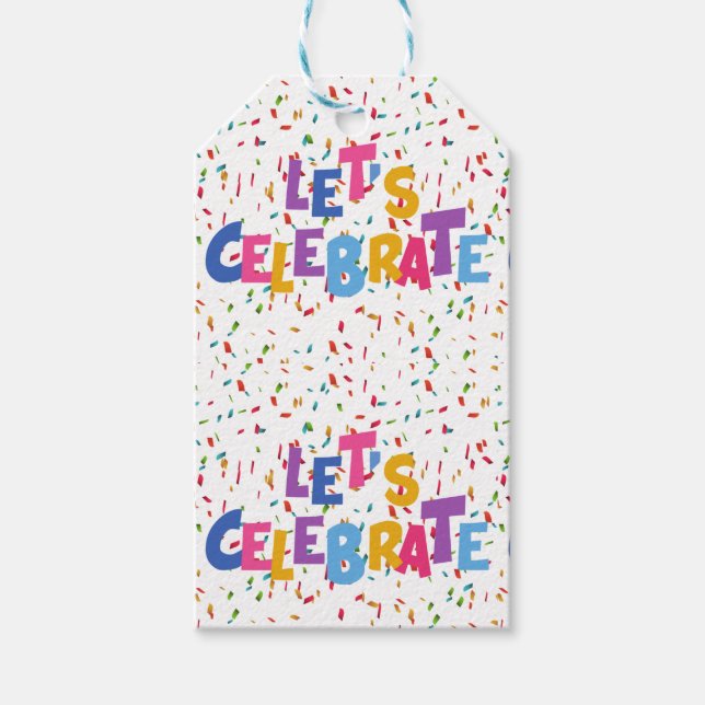 Étiquettes-cadeau Fête (Devant)
