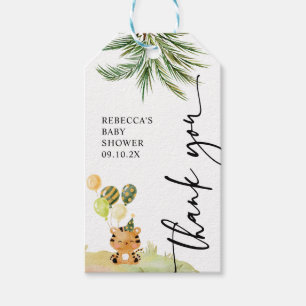 Étiquettes-cadeau Fête Baby shower moderne Jungle Faveurs Cadeau