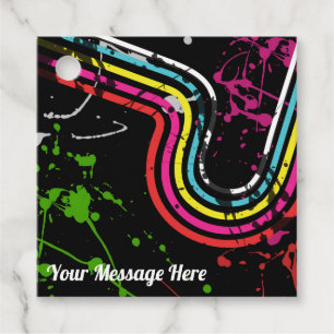 Étiquettes Cadeau Fête d'anniversaire 80 ans Fête événementielle rét