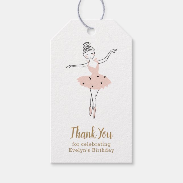 Étiquettes-cadeau Fête d'anniversaire de l'état du centre (Devant)