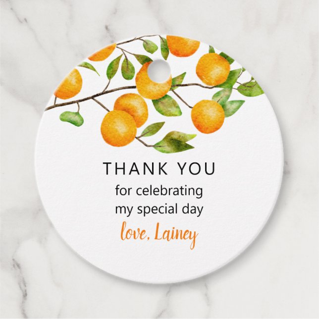 Étiquettes Cadeau Fête d'anniversaire de Little Cutie (Devant)