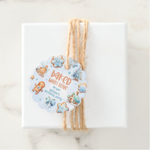 Étiquettes Cadeau Fête d'anniversaire de Noël de Noël de Noël de bis