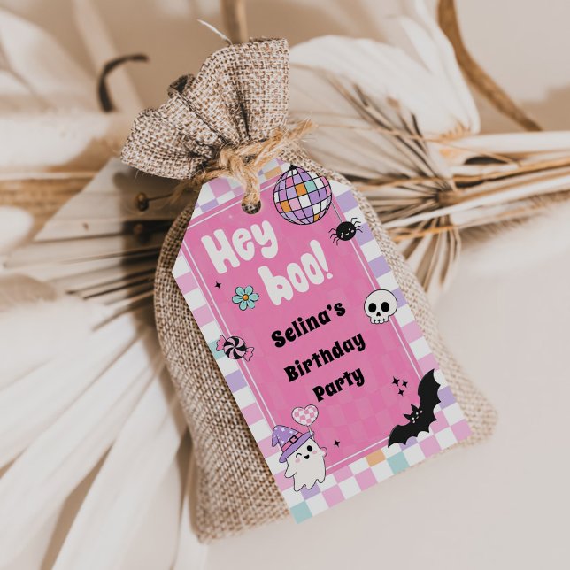 Étiquettes-cadeau fête d'anniversaire Halloween (Créateur téléchargé)