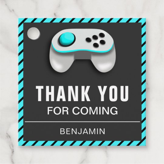 Etiquettes Cadeau Fete D Anniversaire Moderne De Jeu Video Zazzle Fr Etiquettes Cadeau Fete D Anniversaire Moderne De Jeu Video Zazzle Fr