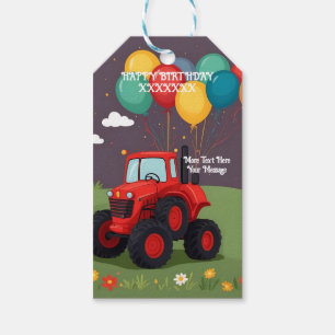 Étiquettes-cadeau Fête d'anniversaire personnalisée