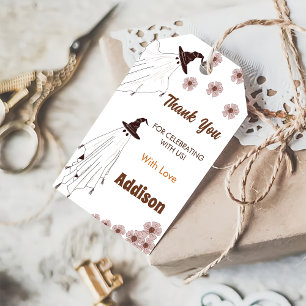 Étiquettes-cadeau Fête d'anniversaire Vintage d'Halloween éffrayant