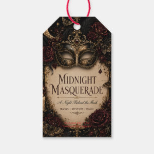 Étiquettes-cadeau Fête de Halloween élégante et gothique