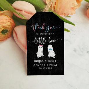Étiquettes-cadeau Fête de la révélation de genre Little Boo Favorise