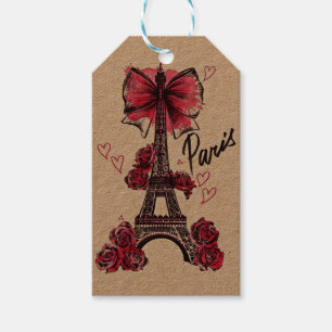 Étiquettes-cadeau fête de la valentine