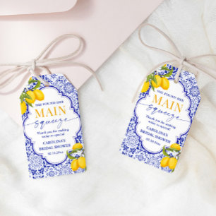 Étiquettes-cadeau Fête de mariage de l'Italien préféré