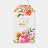 Fête de mariage Florale Aquarelle Rose Orange Mode