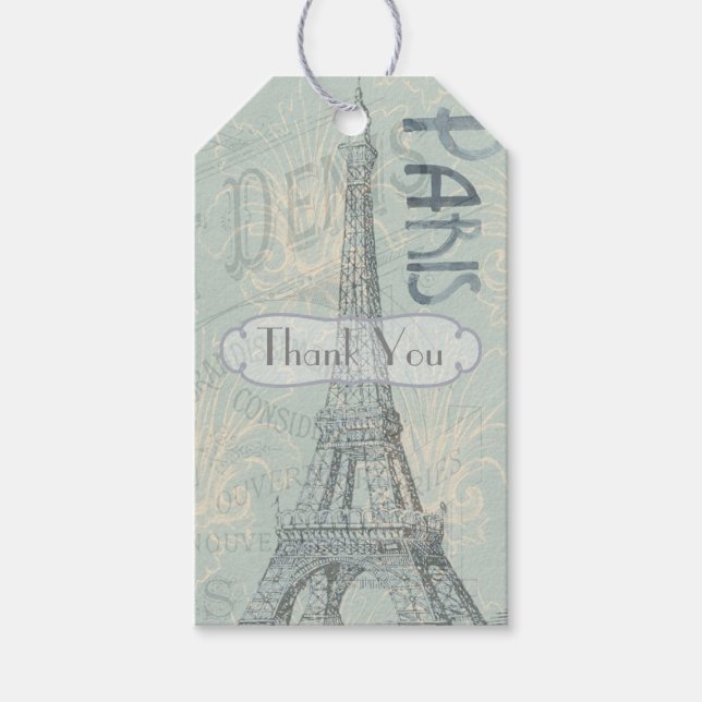Étiquettes-cadeau Fête d'entreprise à Paris ajoutez un logo (Devant)