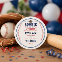 Fête des 3 ans de baseball Recrue de l'année