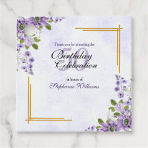 Fête des 50 ans de la femme Floral Classique Éléga