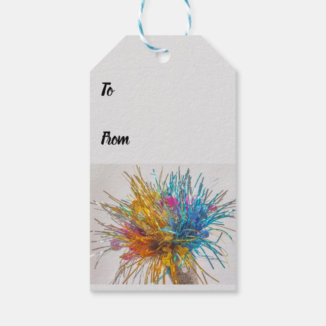 Étiquettes-cadeau Fête des anniversaires de l'année (Dos)