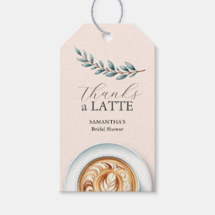 Étiquettes-cadeau Fête des mariées Café Thème Faveur Tags