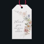 Étiquettes-cadeau Fête des mariées du Fleur sauvage Boho Rustic Mead<br><div class="desc">Boho Rustic Meadow Fleur sauvage Invitation à la douche nuptiale</div>