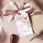 Étiquettes-cadeau Fête des mariées Ressort Fleur sauvage d'aquarelle<br><div class="desc">Ce design moderne Watercolor Fleur sauvage vous aide à planifier une Fête des mariées exceptionnelle !</div>