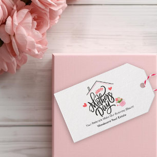 Étiquettes-cadeau Fête des mères Pop by Realtor Merci