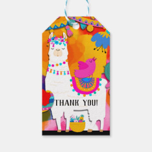 Étiquettes-cadeau Fête Llama Cinco De Mayo Faveur de fête d'annivers