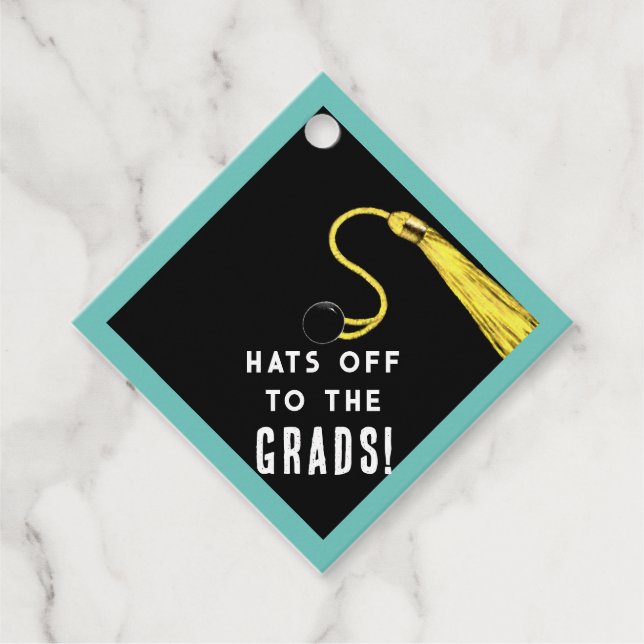 Étiquettes Cadeau Fêtes de fin d'études (Devant)