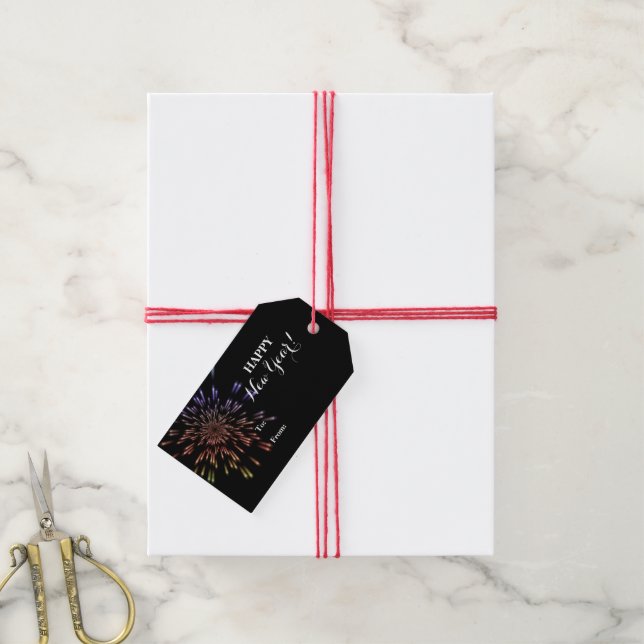 Étiquettes-cadeau Feux (With Twine)