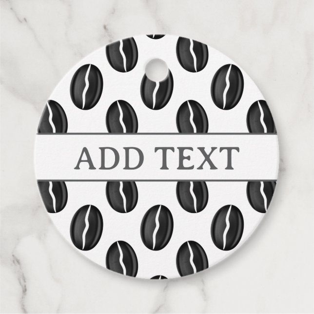 Étiquettes Cadeau Fèves de café (Devant)