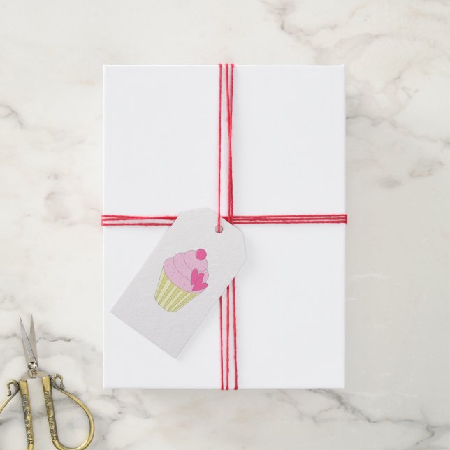 Étiquettes-cadeau Ficelle rouge illusima (Avec de la ficelle)