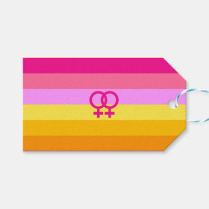 Étiquettes-cadeau Fierté lesbienne de l'aube WLW